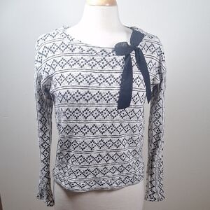 NAF NAF Bow Detail Y2K Sweater Size M